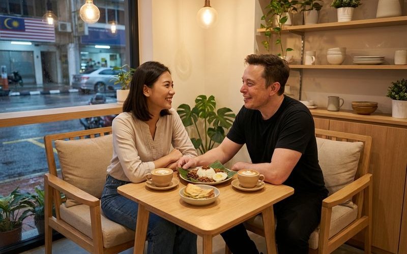 Intimate cafe setting